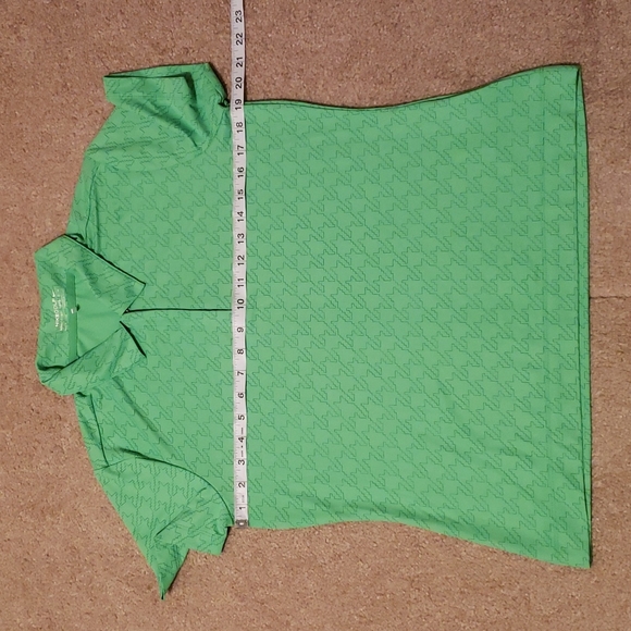 Nike Golf Women's Green Geometric Print Shirt - Picture 9 of 12